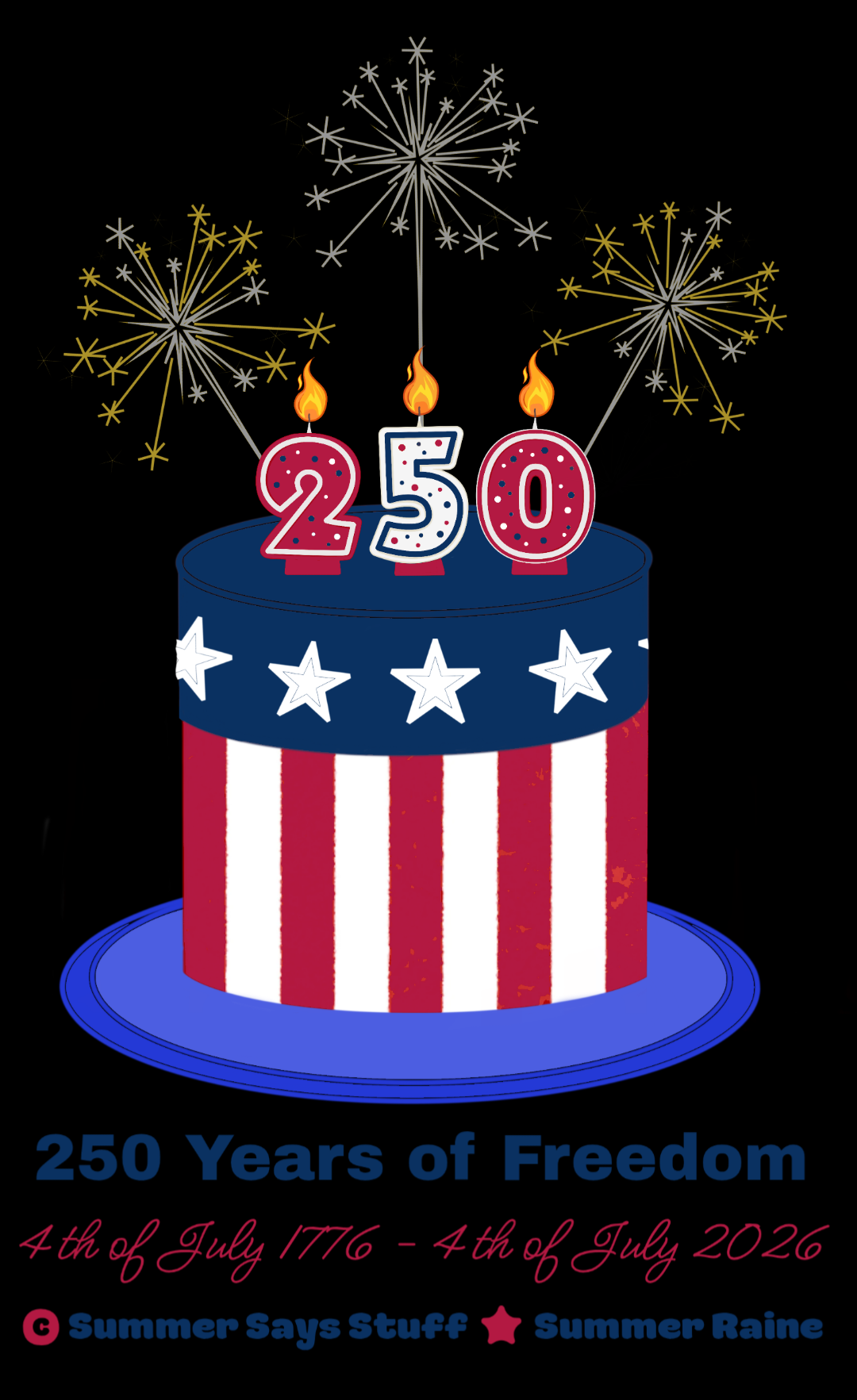 250th Birthday of America Tee Shirt